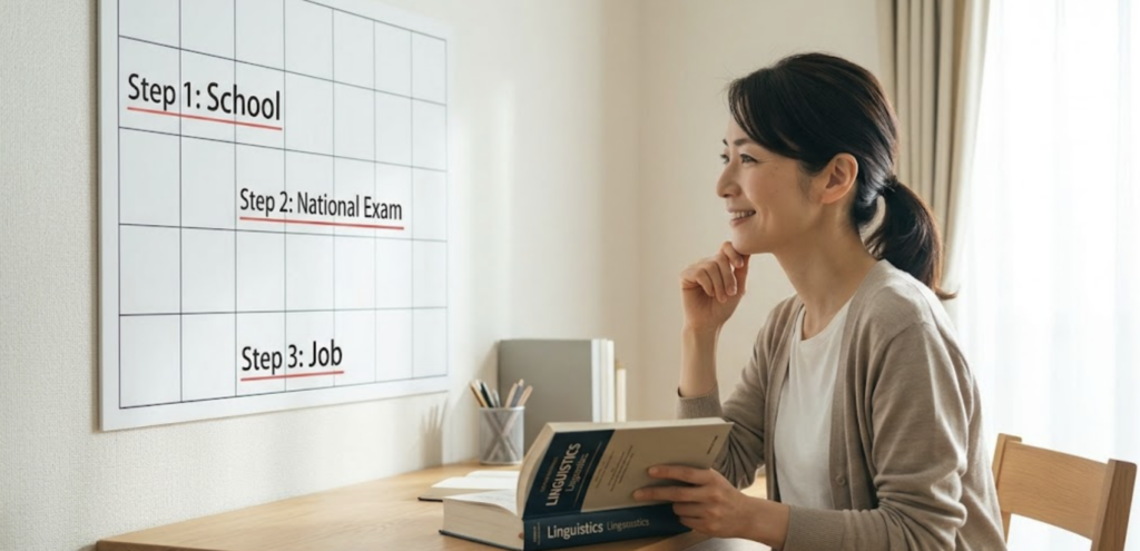 言語聴覚士を40代から目指す3ステップ